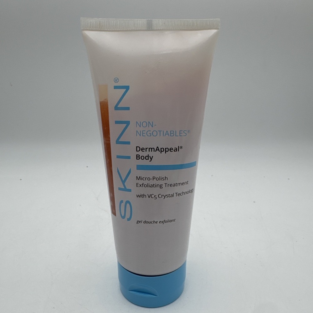 SKINN NON-NEGOTIABLES DERMAPPEAL BODY EXFOLIATING TREATMENT 6.5 OZ. SEALED